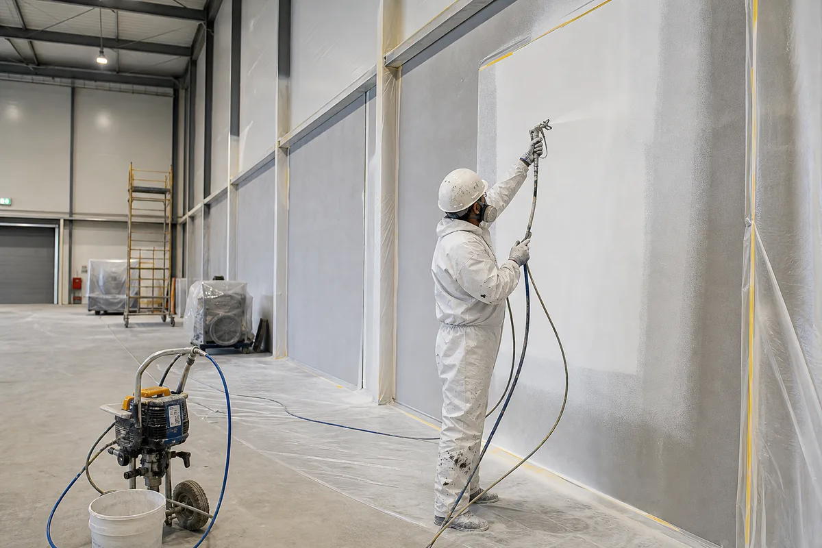 Depo ve fabrika boya